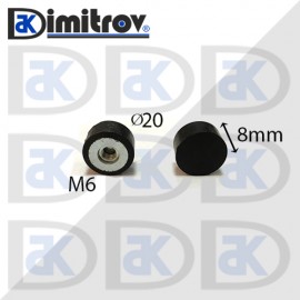 Антивибрационен тампон М 6 х Ø 20 х  8 mm